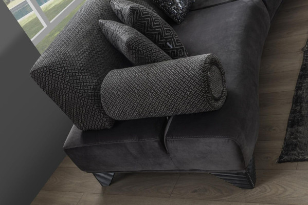Luxury Sofa Three Seater 3 Seater Sofas Living room Curved Couch Fabric Design new