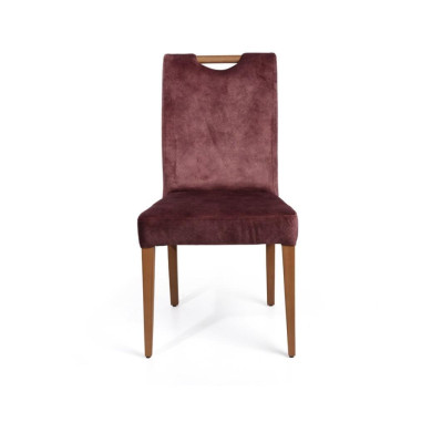 Solid wood chair design upholstered chair dining room chair armchair ArtDecoLuxury