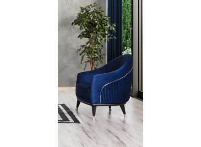 Luxury Armchair 1 Seater Living room Fabric Polyester Style Modern Design