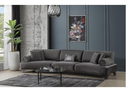Sofa 5 Seater Couch Upholstered Sofa xxl Sofas Living room Fabric Big Living landscape
