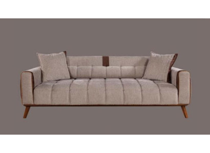 Sofa 3 Seat Textile Sofas Couch Upholstery Suite Seat Cushion Three Seater