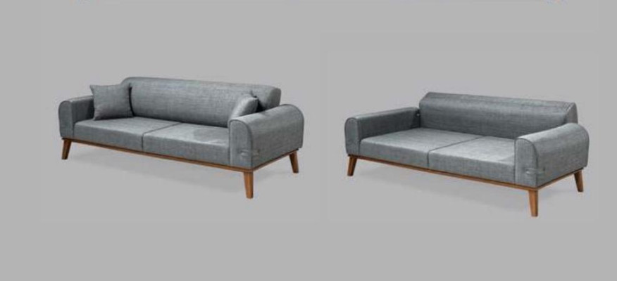 Sofa set 3+3+1 Seater Design Sofa Upholstery Couch Modern Velvet
