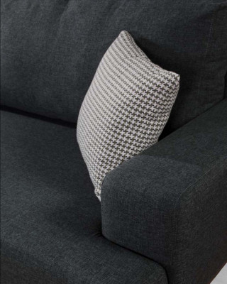 Corner sofa L-shape Suite Textile Seat Living room Upholstered furniture Corner Sofa