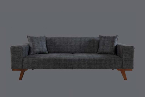 Sofa set 3+3+1 Seat Design Sofas Upholstery Couches Gray Furniture 3pcs