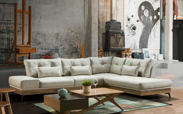 Furniture Corner sofa Wood Couch Living room Sofa Couches Sofas L-shape