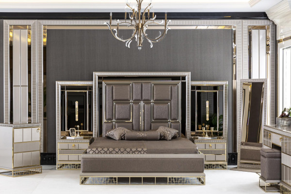 Chest of drawers Beige Luxury Wardrobe Elegant Chests of drawers Style Modern Furniture Beautiful new