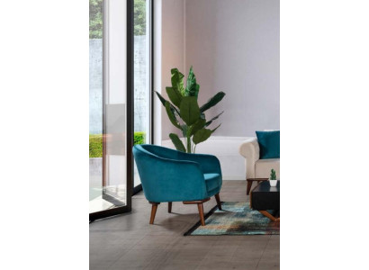 Luxury Armchair 1 Seater Designer Armchair Single Seater Upholstery Textile