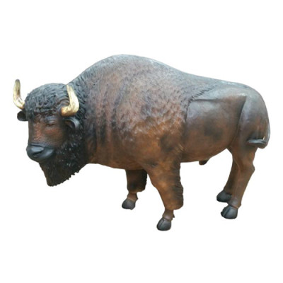 Bison Life Size Figure Decoration Statues Sculpture Garden Decorative Figures 90cm new