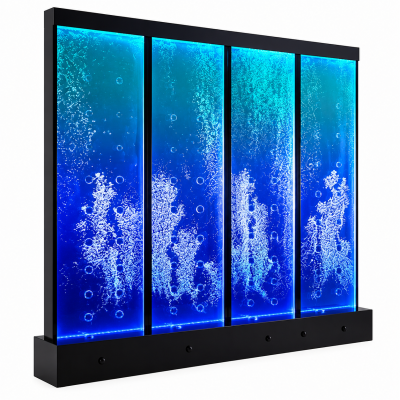 Modern Partition Water Walls Decorative LED Water Wall Illuminated Wall