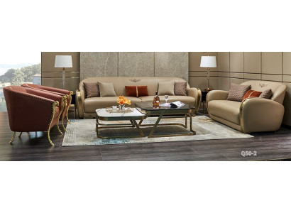 Leather sofa sofa set 3+2+1+1 seater set suite upholstered sofa couch sofa
