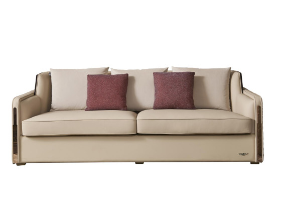 Luxury 3 Seater Couch Upholstery Sofa Leather Textile Fabric Couches Suite Three Seater