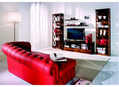 Luxury 5-piece set for living room tv wardrobe 2 bookshelves 2 shelves furniture shelves