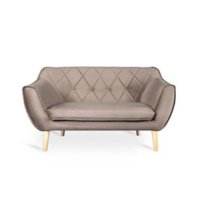 Refined 2-seater sofa in modern style from European furniture manufacturers
