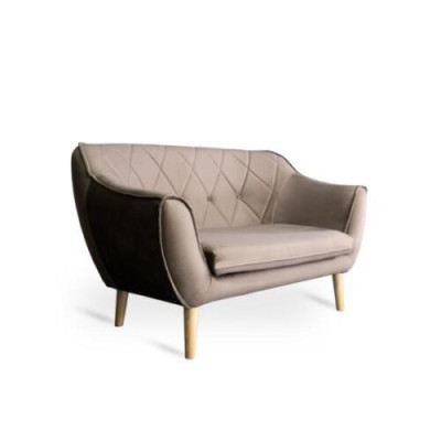 Refined 2-seater sofa in modern style from European furniture manufacturers
