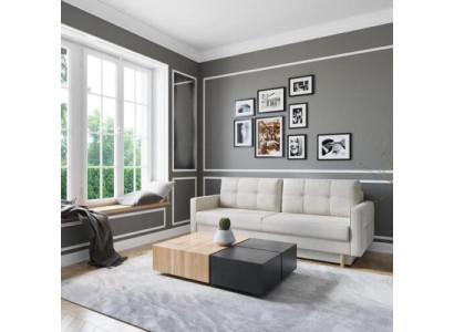Sofa 3 Seater White Sofas Seat Living room Modern Design Upholstery Fabric Luxury new