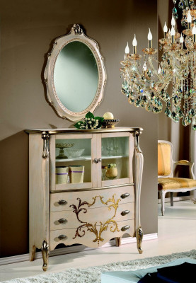 Chest of drawers Sideboard Wardrobe Shelves Italian Furniture Baroque Rococo Shelf Cabinets