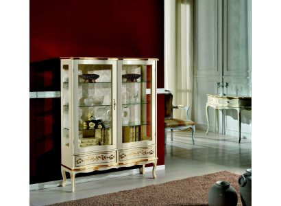 Design Wood Wardrobe Display Cabinets Italian Luxury Furniture Sideboard Baroque Style