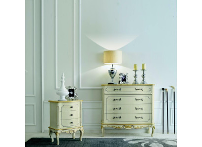 Design Furniture Style Classic r Luxury xxl Chest of drawers White Wood Luxury Italian