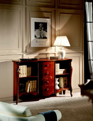 Living room Furniture Classic r Baroque Style Chest of drawers Books Chest of drawers Wood
