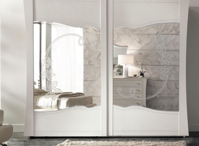 Wardrobe Sliding Doors Bedroom Wood Wardrobe Cabinets Wood Mirror new