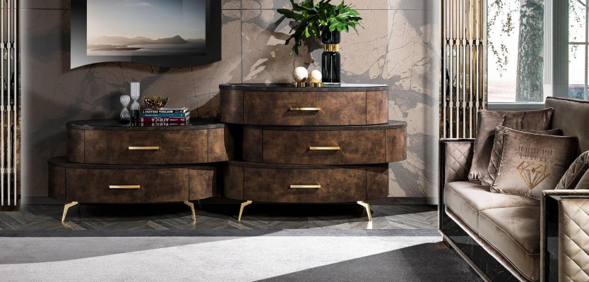 Luxury Wood Chests of drawers Wardrobe Shelf Console Furniture new Chest of drawers Design Wardrobe