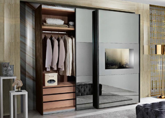 Wardrobe Wardrobe Sliding Doors Cabinets Italian Furniture Bedroom new