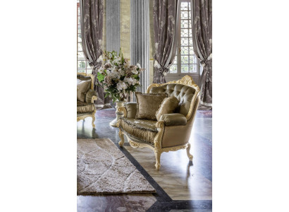 Design Sofas Upholstery Couches Textile Relax Art déco Two-seater new Sofa 2 Seater