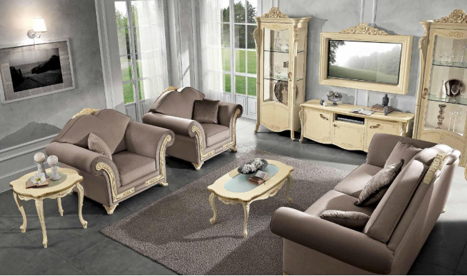 Sofa 3 Seater Luxury Furniture Living room Three Seater Classic r Design Italian