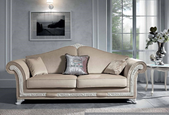 Sofa 3 Seater Living room Furniture Three Seater Sofas Italian Luxury Furniture Fabric