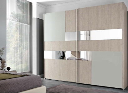 Wardrobe Sliding Doors Mirror Cabinets Bedroom Italian Furniture