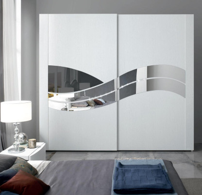 Wardrobe Wooden Cabinet Luxury Sliding Doors Design Wood Modern Furniture Real wood