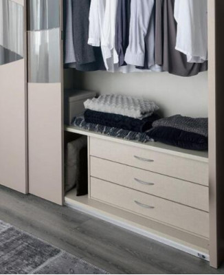 Wardrobe with Sliding Doors Bedroom Wood Wardrobe Cabinets Wood Mirror