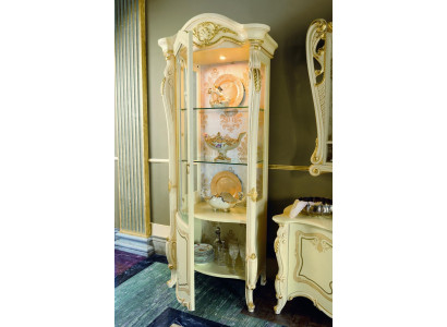 Chests of drawers Cabinets Glass Design Wardrobe Baroque Rococo Display case Chests of drawers Vitrinen