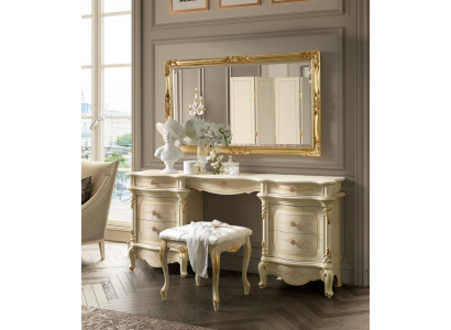 Dressing table Mirror Consoles Design Furniture Luxury Lowboard Chest of drawers Wood Set new