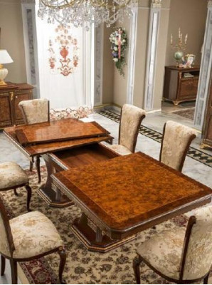 Dining table Deesign Furniture Furnishings Tables Solid wood Table new Luxury Italian