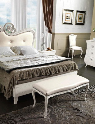 Bed Bedroom Design Beds Wood Beds Double bed Italian Furniture Double