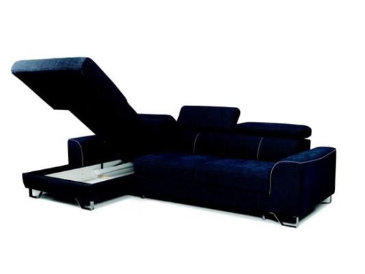 Fabric Sofa Couch Upholstery Corner Design Suite Blue e Living landscape Textile