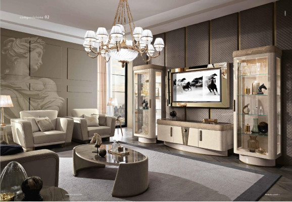Showcases Glass Wardrobe Cabinets Shelf Wood Display case Design Modern Living room new