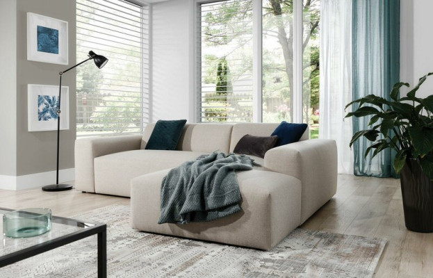 Corner sofa Sofa Couch Upholstery Living landscape Textile Corner Sofas Suite
