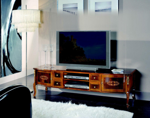 Design Sideboard tv Lowboard TV-cabinet Wardrobe Table Living room Wood Furniture Baroque Style new