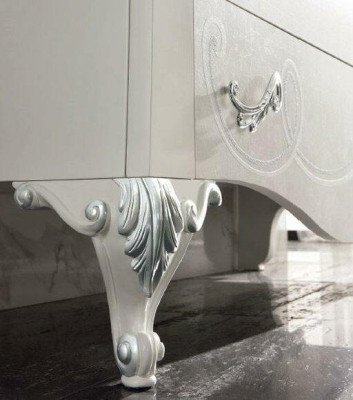 Set Chest of drawers with Mirror from Wood in a modern style for the Bedroom