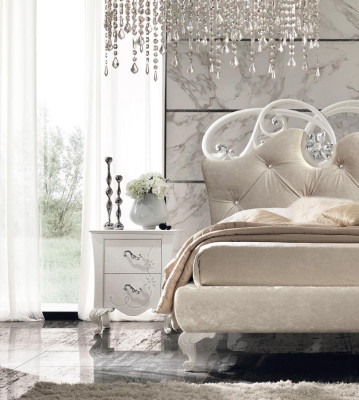Luxury Double bed Bed bed frame Bed frame e Double Modern Luxury Italy style new