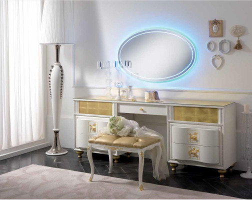 Luxury Set Dressing table Mirror XXL Console Chest of drawers Bedroom Modern Complete