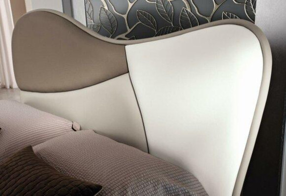 Furniture Modern Luxury Beds new Bed Textile 2x Bedside table 3 pcs. Bedroom set