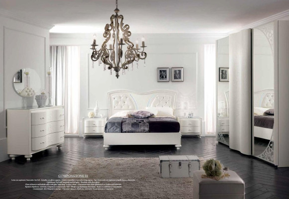 Set Chest of drawers Mirror Luxury Console Chests of drawers Bedroom Stool Complete Wood
