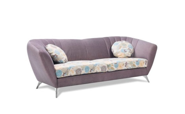 Design 3 Seater Relax Club Sofas Lounge Sofa Textile Upholstery Couch Fabric Couches