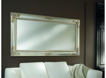 Wall mirror Antique Mirror Baroque Antique Wood 187x97 Hanging Mirror Furniture Frame