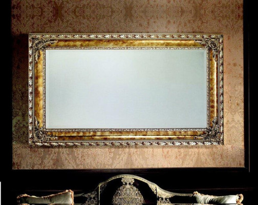 Classic r Designer Mirror Wall mirror Baroque Rococo 101x171cm Wood Frame new