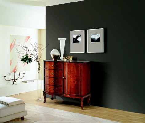 Luxury Designer Italian Wood Furniture Chest of drawers Sideboard Baroque Style Sideboard