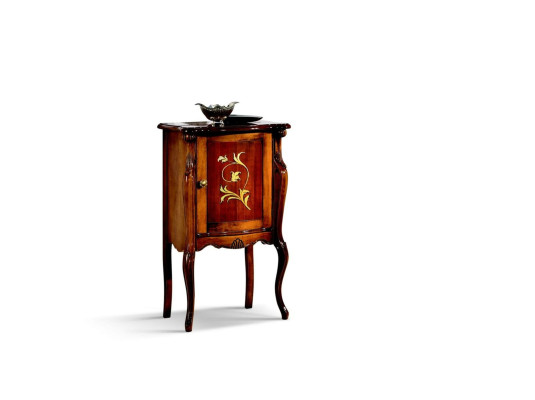 Design Furniture Style Baroque Chest of drawers Display case Brown Wood Luxury Italian